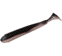 Виброхвост ЯМАН pro betta, р.2.5 inch, цвет n34 - black red flake/pearl, 8 шт. YP-B25-34