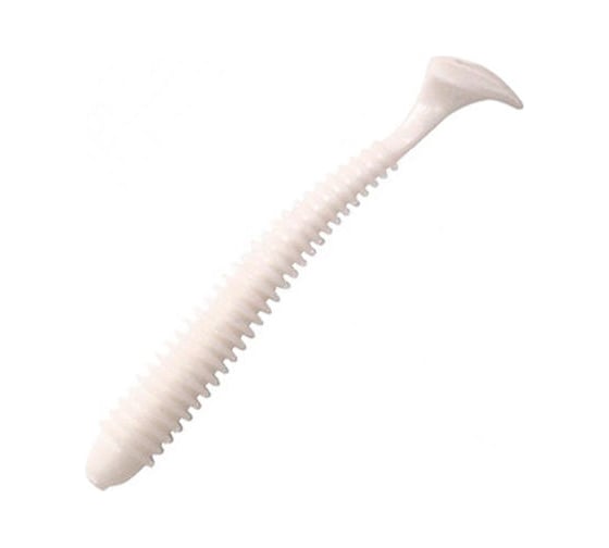 Виброхвост ЯМАН pro betta, р.3.5 inch, цвет n01 - white, 8 шт. YP-B35-01 1