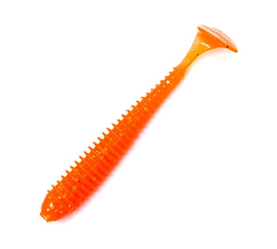 Виброхвост ЯМАН pro betta, р.4.5 inch, цвет n03 - carrot gold flake, 5 шт. YP-B45-03