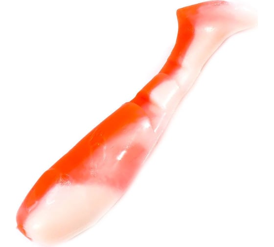 Виброхвост ЯМАН pro boost up, р.2.5 inch, цвет n27 - red white, 6 шт. YP-BU25-27
