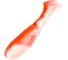 Виброхвост ЯМАН pro boost up, р.2.5 inch, цвет n27 - red white, 6 шт. YP-BU25-27 1