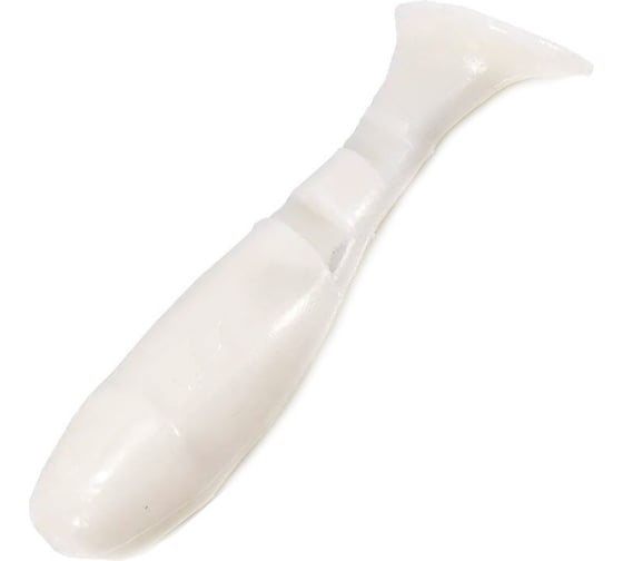 Виброхвост ЯМАН pro boost up, р.3 inch, цвет n01 - white, 5 шт. YP-BU3-01