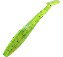 Виброхвост ЯМАН pro flatter shad, р.3 inch, цвет n10 - green pepper, 6 шт. YP-FS3-10