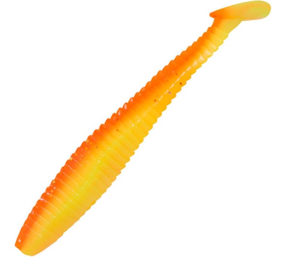 Виброхвост ЯМАН pro flatter shad, р.3 inch, цвет n25 - sunshine, 6 шт. YP-FS3-25 1