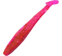 Виброхвост ЯМАН pro flatter shad, р.4 inch, цвет n21 - magic violet, 5 шт. YP-FS4-21