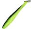 Виброхвост ЯМАН pro flatter shad, р.4 inch, цвет n32 - black red flake/chartreuse, 5 шт. YP-FS4-32 1