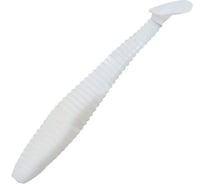 Виброхвост ЯМАН pro flatter shad, р.4 inch, цвет n01 - white, 5 шт. YP-FS4-01