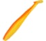 Виброхвост ЯМАН pro flatter shad, р.4 inch, цвет n25 - sunshine, 5 шт. YP-FS4-25 1