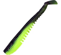 Виброхвост ЯМАН pro legend minnow, р.2 inch, цвет n32 - black red flake/chartreuse, 6 шт. YP-LM2-32