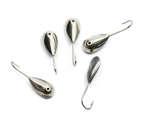 Мормышка ЯМАН паяная уралка, вес 0.68 г, никель, 5 шт Я-МРЛ188 1
