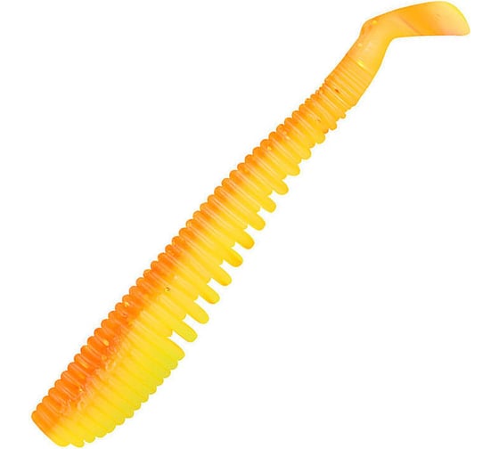 Виброхвост ЯМАН pro legend minnow, р.3.5 inch, цвет n25 - sunshine, 5 шт. YP-LM35-25 1