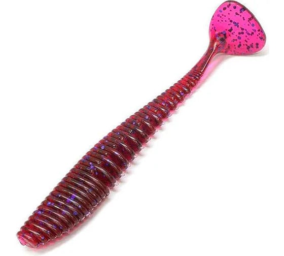 Виброхвост ЯМАН pro legend minnow, р.3 inch, цвет n04 - grape, 6 шт. YP-LM3-04