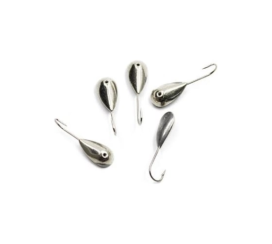 Мормышка ЯМАН паяная уралка, вес 0.48 г, никель, 5 шт Я-МРЛ182 1