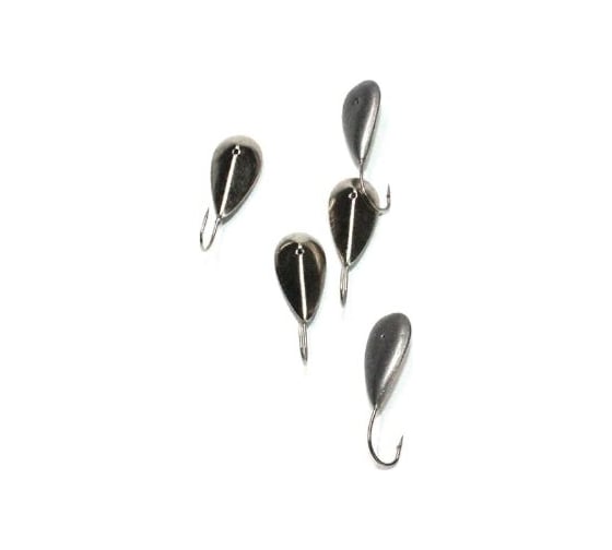 Мормышка ЯМАН паяная уралка, вес 2.44 г, никель, 5 шт Я-МРЛ158 1