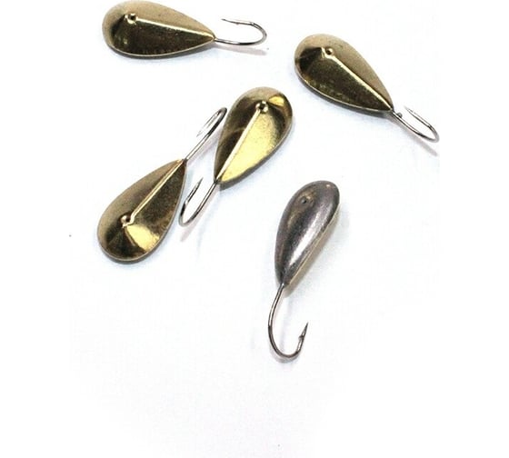 Мормышка ЯМАН паяная уралка, вес 2.44 г, латунь, 5 шт Я-МРЛ160 1