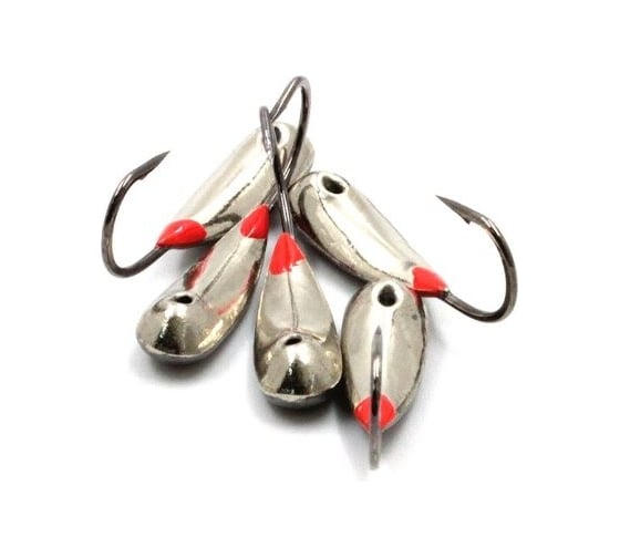 Мормышка ЯМАН паяная уралка, вес 1.9 г, кр.№4, нейзильбер, 5 шт Я-МРЛ09 1