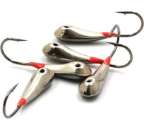 Мормышка ЯМАН паяная уралка, кр.№6, вес 2.5 г, нейзильбер, 5 шт Я-МРЛ06