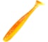 Виброхвост ЯМАН pro plum blossom, р.4 inch, цвет n25 - sunshine, 6 шт. YP-PM4-25 1