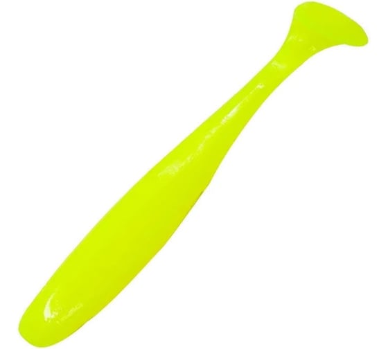 Виброхвост ЯМАН pro plum blossom, р.4 inch, цвет n02 - chartreuse, 6 шт. YP-PM4-02 1
