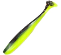 Виброхвост ЯМАН pro plum blossom, р.4 inch, цвет n32 - black red flake/chartreuse, 6 шт. YP-PM4-32