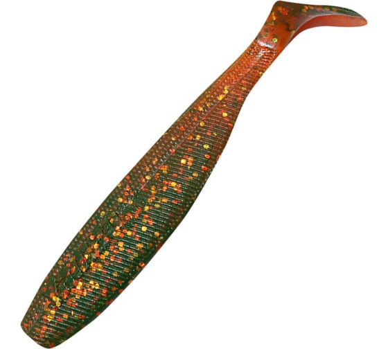 Виброхвост ЯМАН pro sharky shad, р.4.5 inch, цвет n09 - motor oil, 5 шт. YP-SS45-09 1