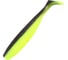Виброхвост ЯМАН pro sharky shad, р.4.5 inch, цвет n32 - black red flake/chartreuse, 5 шт. YP-SS45-32 1