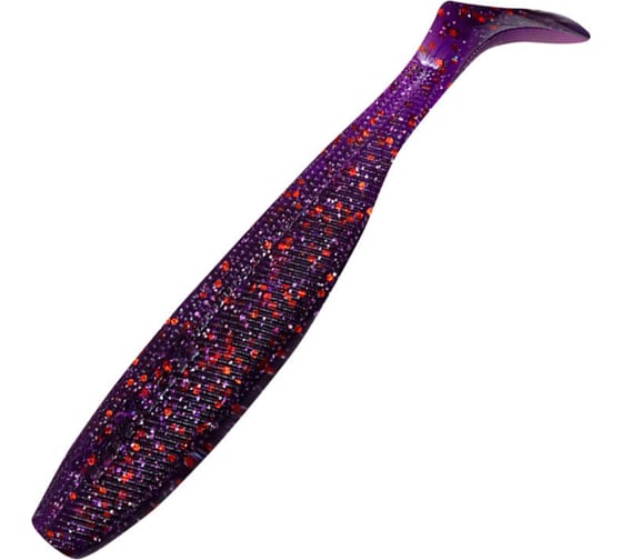 Виброхвост ЯМАН pro sharky shad, р.5.5 inch, цвет n08 - violet, 5 шт. YP-SS55-08 1
