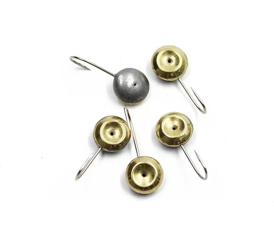 Мормышка ЯМАН паяная сфера с лыской, вес 0.86 г, латунь, 5 шт Я-МРЛ240 1