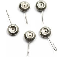 Мормышка ЯМАН паяная сфера с лыской, вес 0.56 г, никель, 5 шт Я-МРЛ215