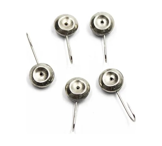 Мормышка ЯМАН паяная сфера с лыской, вес 0.56 г, никель, 5 шт Я-МРЛ215 1