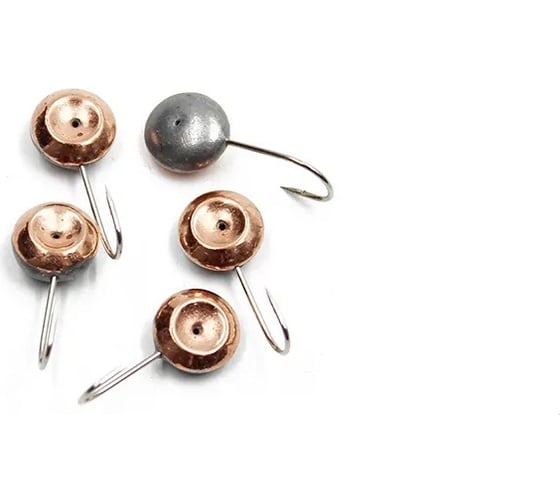 Мормышка ЯМАН паяная сфера с лыской, вес 1.04 г, медь, 5 шт Я-МРЛ202 1