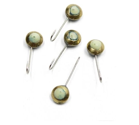 Мормышка ЯМАН паяная сфера фосфор, вес 0.42 г, латунь, 5 шт Я-МРЛ255 1