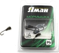 Мормышка ЯМАН уралка с отверстием, bn, d 4, вес 0.5 г, 5 шт Я-МР0091