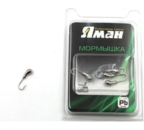 Мормышка ЯМАН уралка с отверстием, nl, d 4, вес 0.5 г, 5 шт Я-МР0088