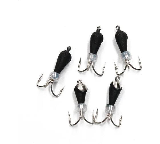 Вольфрамовая безнасадочная мормышка ЯМАН черт с петлей с коронкой из никеля, d-3 мм, вес 0.6 Я-МР1343 1