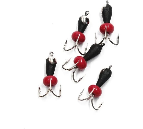 Вольфрамовая безнасадочная мормышка ЯМАН черт с петлей с коронкой из никеля, d-4 мм, вес 1.1 Я-МР1439 1