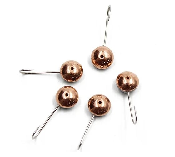 Мормышка ЯМАН паяная сфера, вес 0.4 г, медь, 5 шт Я-МРЛ178 1