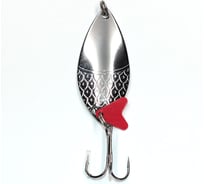 Колеблющаяся блесна Namazu seashell вес 22 г, цвет 01/серебро N-SS22-01