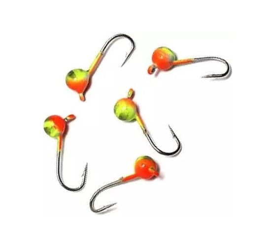 Вольфрамовая мормышка ЯМАН шар с отверстием, р.3,5 вес 0.40 г, аргиана, 5 шт Я-МР2303 1