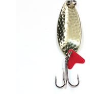 Колеблющаяся блесна Namazu strong pugna, вес 10 г, цвет 02/латунь N-SP10-02