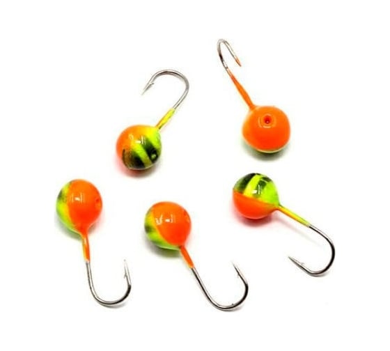 Вольфрамовая мормышка ЯМАН шар с отверстием, р.3, вес 0.30 г, аргиана, 5 шт Я-МР2296 1