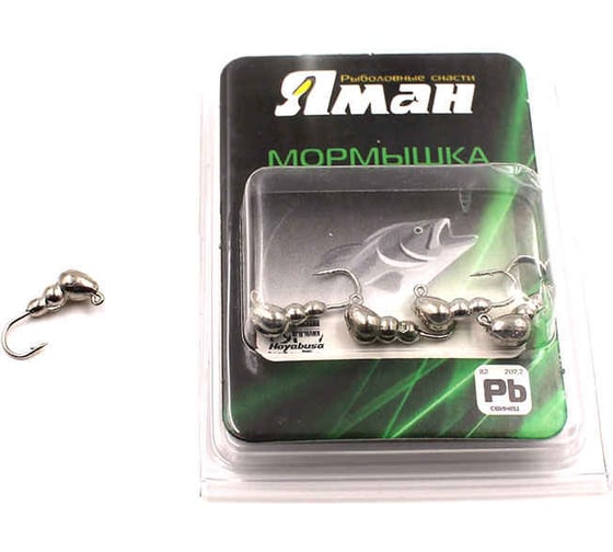 Мормышка ЯМАН муравей с ушком, nl, d 4, вес 0.5 г, 5 шт Я-МР0073 1