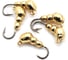 Мормышка ЯМАН муравей с ушком, gold plated, d 5, вес 0.9 г, 5 шт Я-МР0079 1