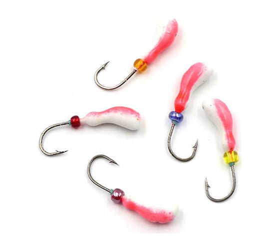 Литая мормышка ЯМАН мотылек, кр. kumho №86, вес 0.9 г, красный, 5 шт Я-МРЛ3108 1