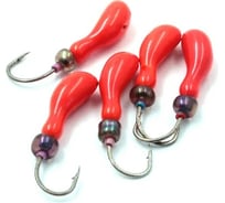 Литая мормышка ЯМАН мотылек, кр. kumho №58, вес 0.7 г, красный, 5 шт Я-МР1259ФКС