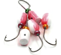 Литая мормышка ЯМАН пулька, кр. kumho №77, вес 1.5 г, красный, 5 шт Я-МРЛ93