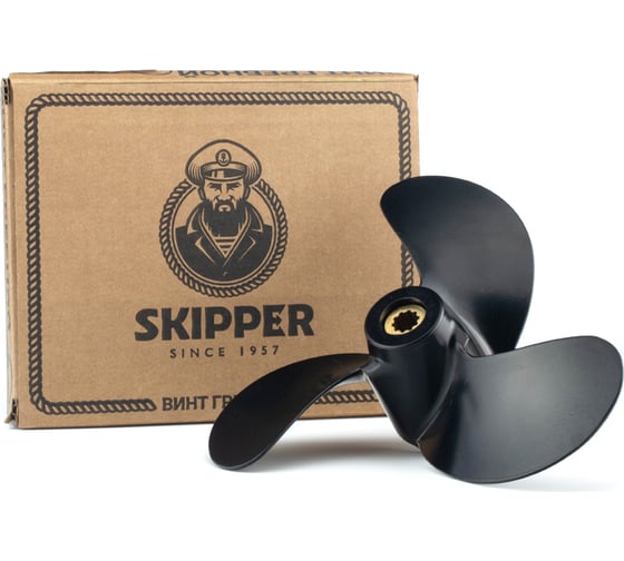 Гребной алюминиевый винт Skipper для Suzuki 4-6 3x7-1/2"x8", алюминий, 3x7 1/2"x8" SK9237-3075-08