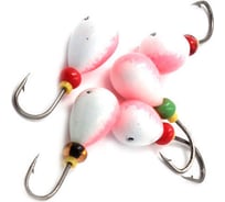 Литая мормышка ЯМАН капля, кр. kumho №28, вес 0.6 г, красный, 5 шт Я-МР1247ФКС