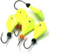 Литая мормышка ЯМАН кобра, кр. kumho №65, вес 0.8 г, желтый, 5 шт Я-МР1262ФЖ