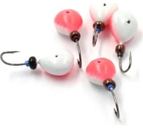 Литая мормышка ЯМАН клопик, кр. kumho №32, вес 0.8 г, красный, 5 шт Я-МР1250ФК